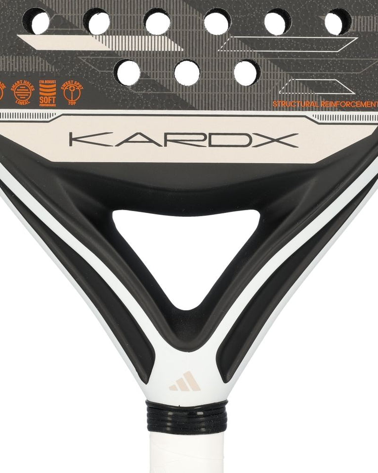 Adidas Kardex Attl Glass Fiber Black detail brugconstructie padelracket