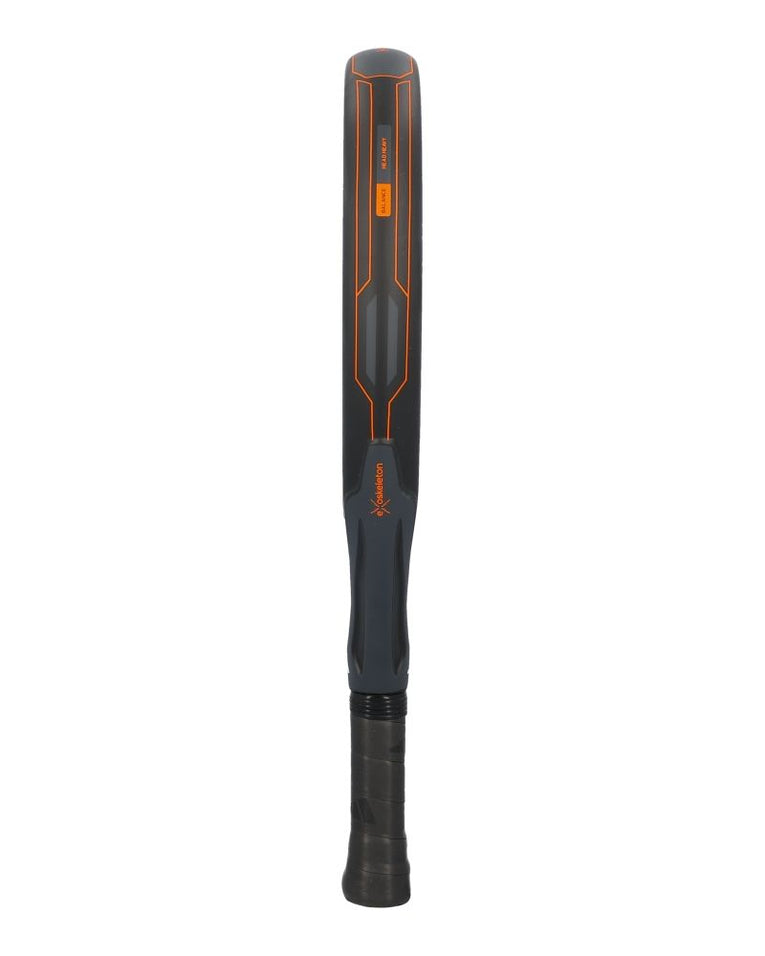 Adidas Kardex Attl Glass Fiber Gritt Black padelracket linker zijkant met zichtbaar frame