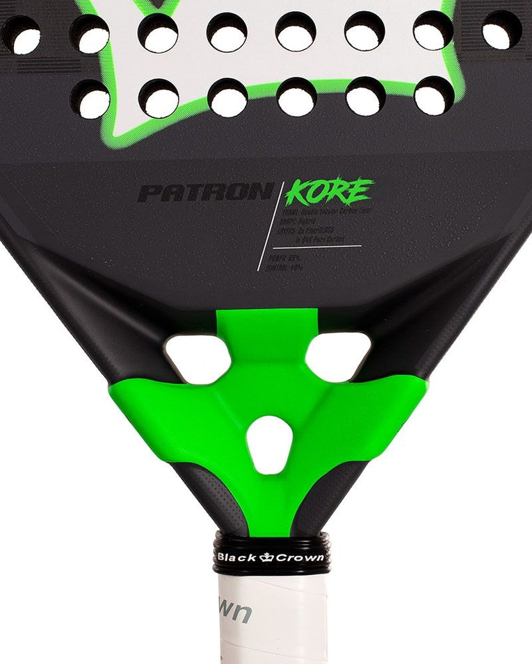 Black Crown Patron Kore detail van brugconstructie en VibraLow technologie