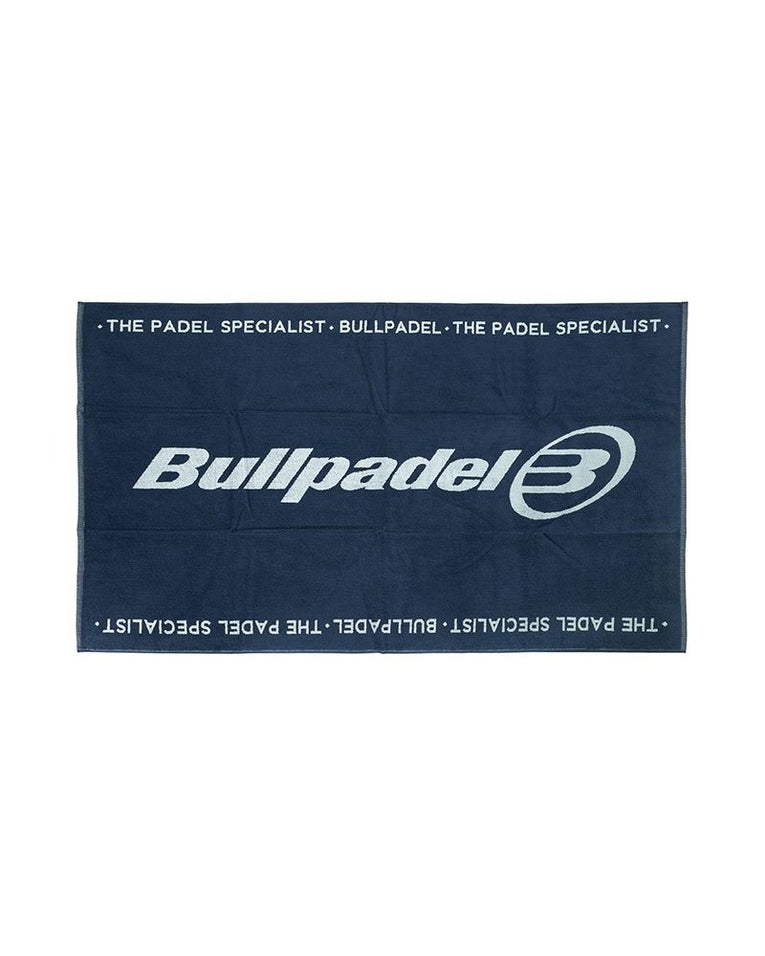 Bullpadel BPTOWEL26 150x90 navy blue handdoek volledig uitgeklapt