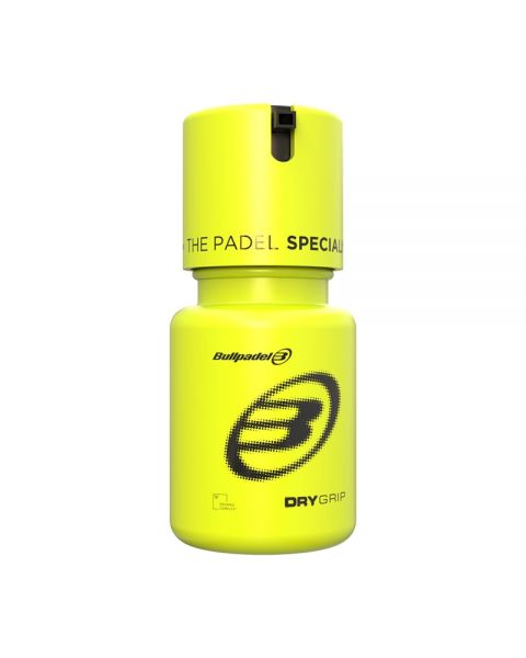 Bullpadel Dry Grip Gel flesje voor extra grip en droge handen tijdens padelwedstrijden