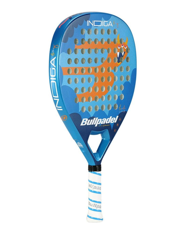 Bullpadel Indiga Boy 26 schuin vooraanzicht junior padelracket