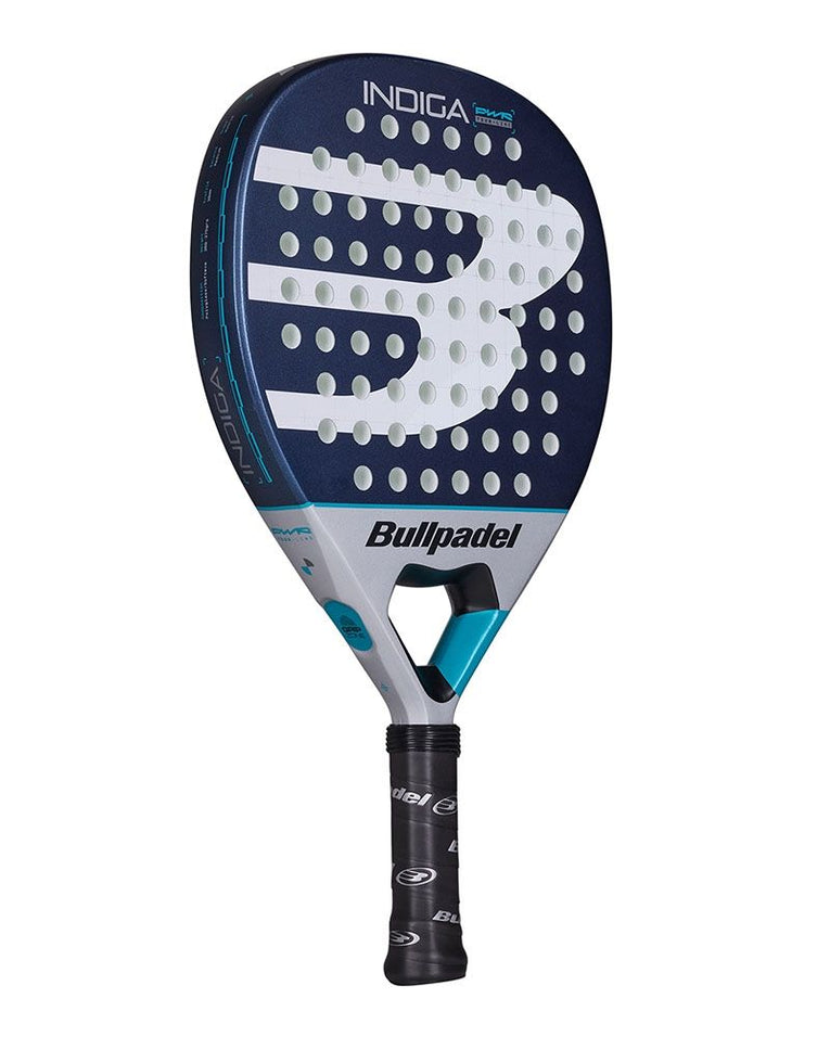 Bullpadel Indiga PWR 26 schuin vooraanzicht padelracket
