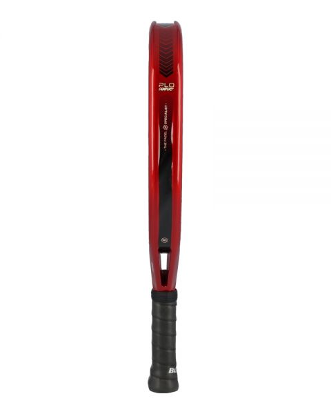 Profielaanzicht van de Bullpadel XPLO Comfort 25 padelracket