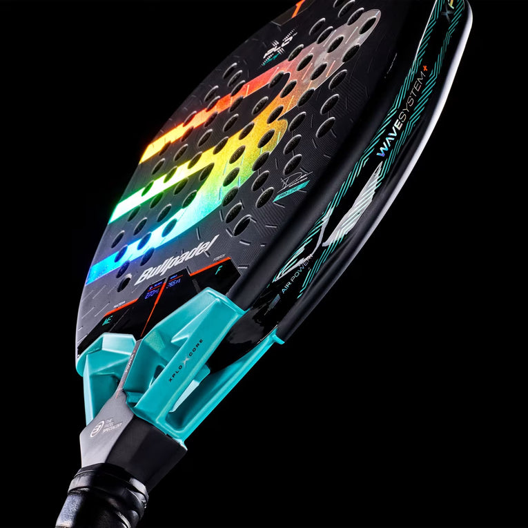 Bullpadel XPLO Comfort 27 detail met Wave System en Air Power technologie