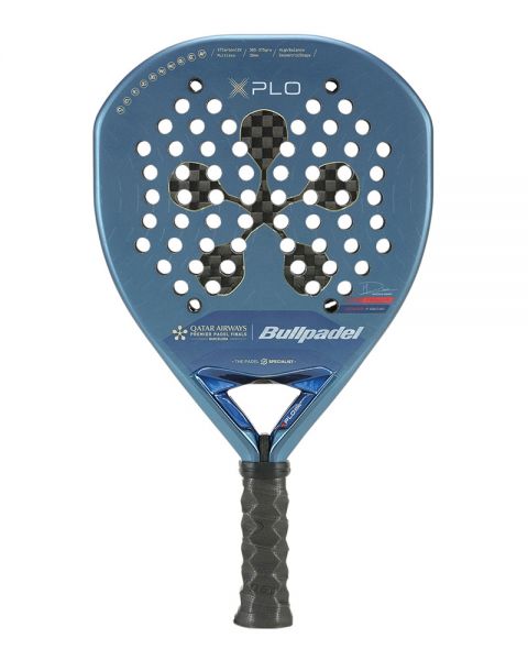 Bullpadel XPLO Tour Final 2024 padelracket achterkant met Carbon 12K constructie
