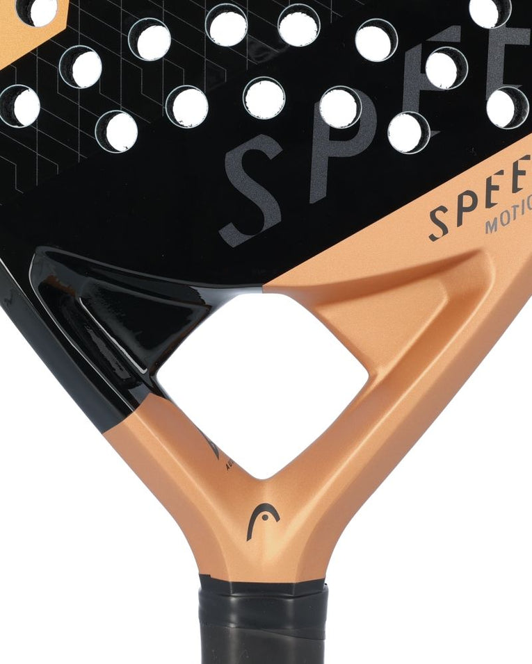 Detail van het racketblad van de Head Speed Motion 2023 221023