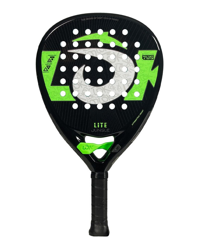 LOK Jungle Lite padelracket met diamantvorm en hoge balans