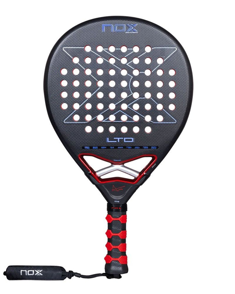 NOX AT10 Genius 12K LTD 2026 padelracket van Agustín Tapia aan de voorkant