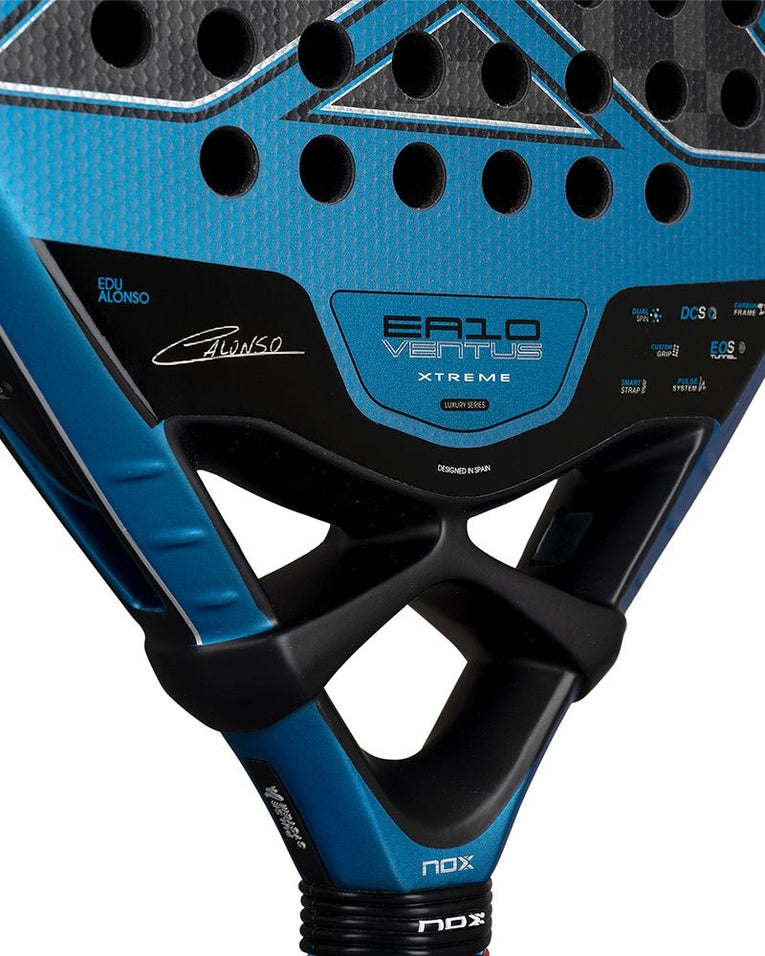 Nox EA10 Ventus Attack 12K Xtrem by Edu Alonso detail brugconstructie padelracket