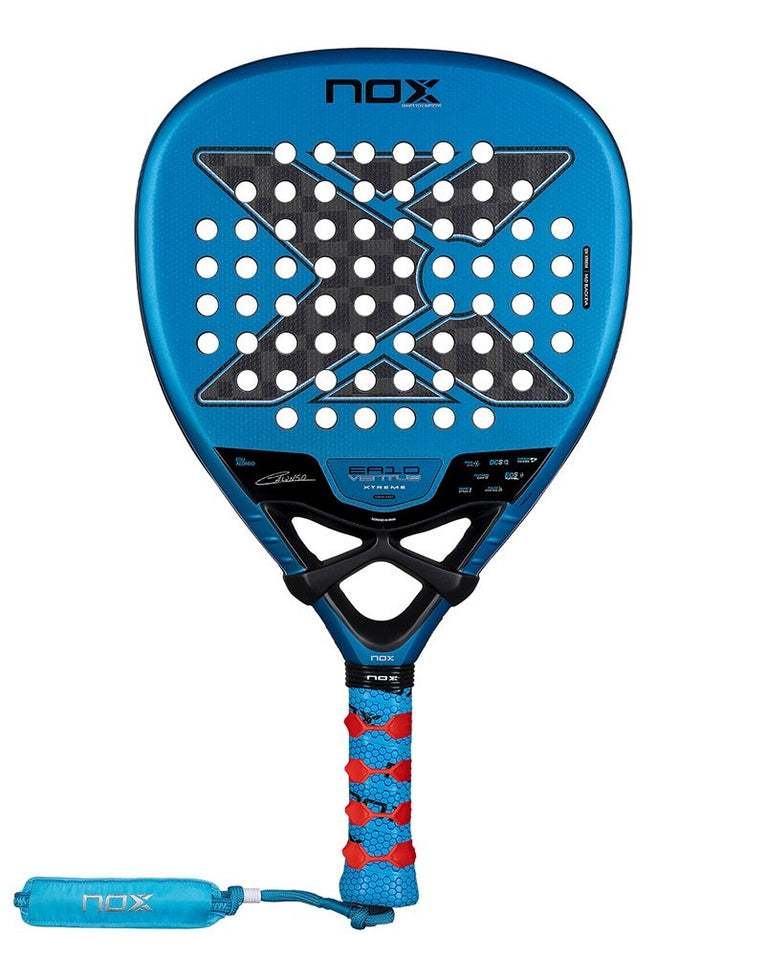 Nox EA10 Ventus Attack 12K Xtrem by Edu Alonso front padelracket met handvatdetail