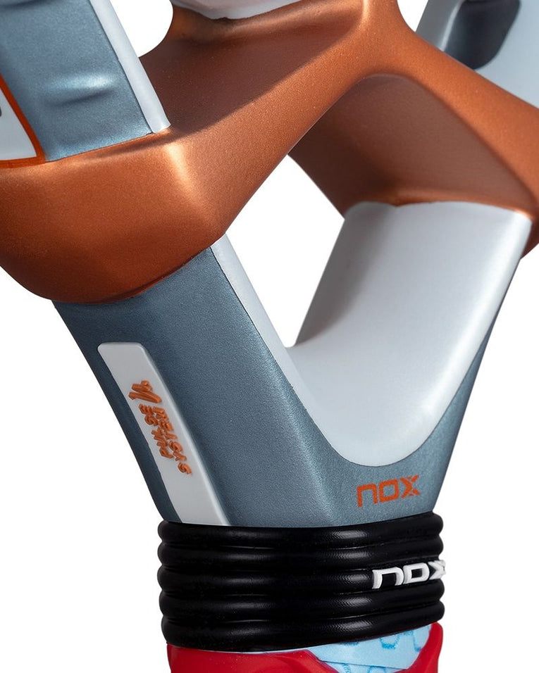 Nox VK10 Ventus Control 12K 2026 close-up brugconstructie padelracket