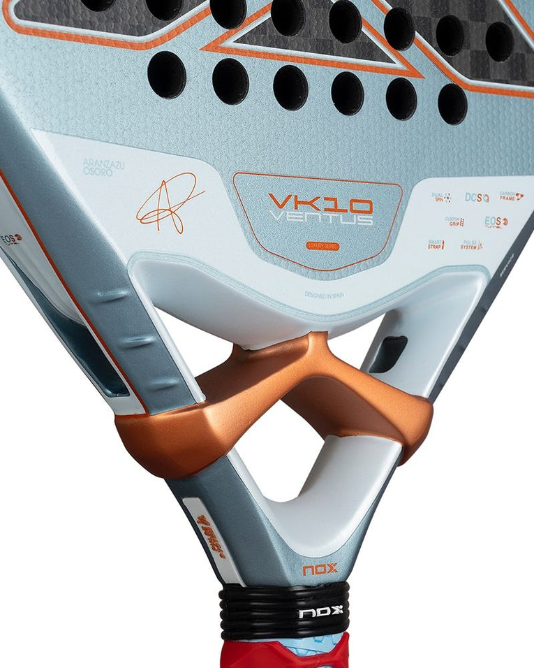 Nox VK10 Ventus Control 12K 2026 detail brugconstructie padelracket