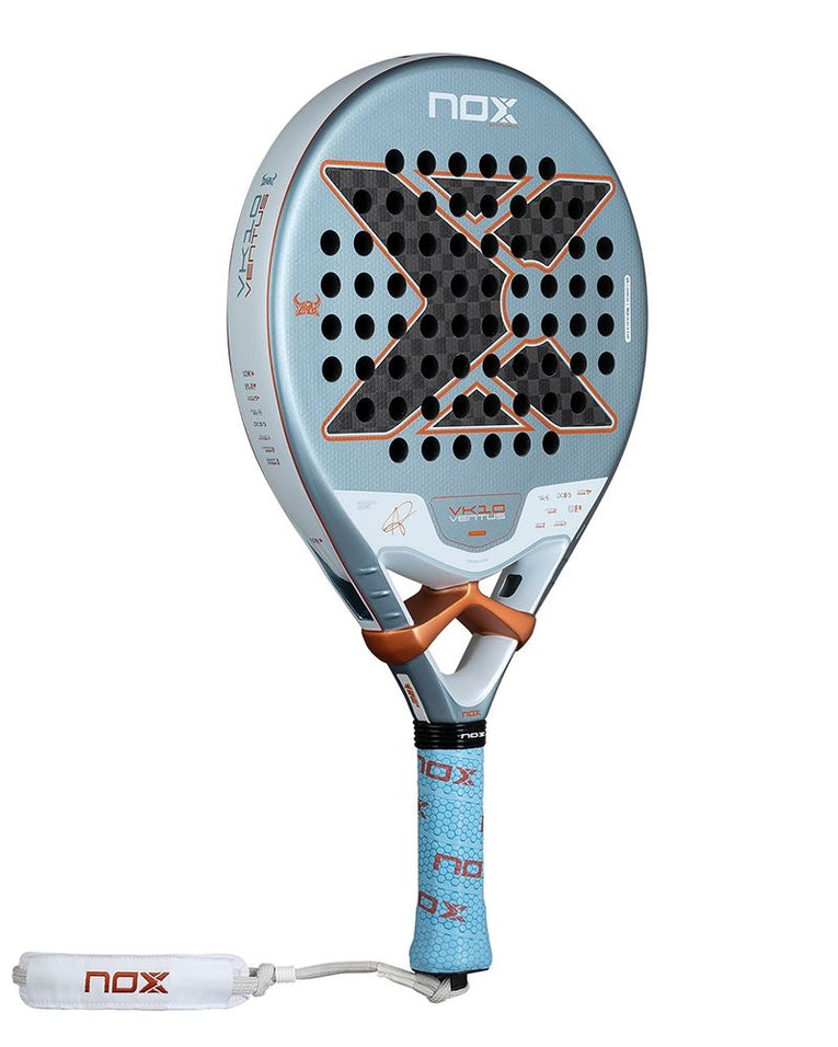 Nox VK10 Ventus Control 12K 2026 schuin vooraanzicht padelracket