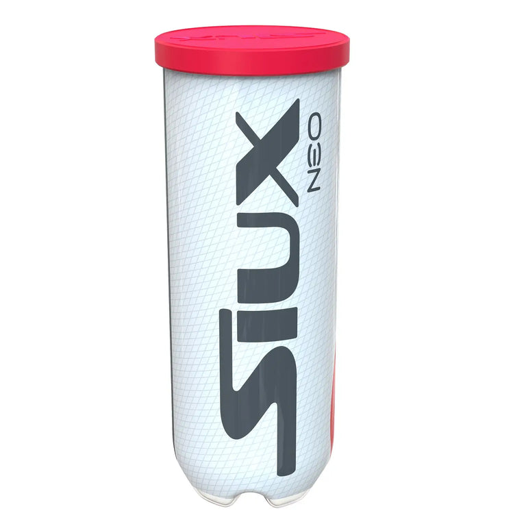 Siux Neo Balls padelballen koker front met 3 padelballen