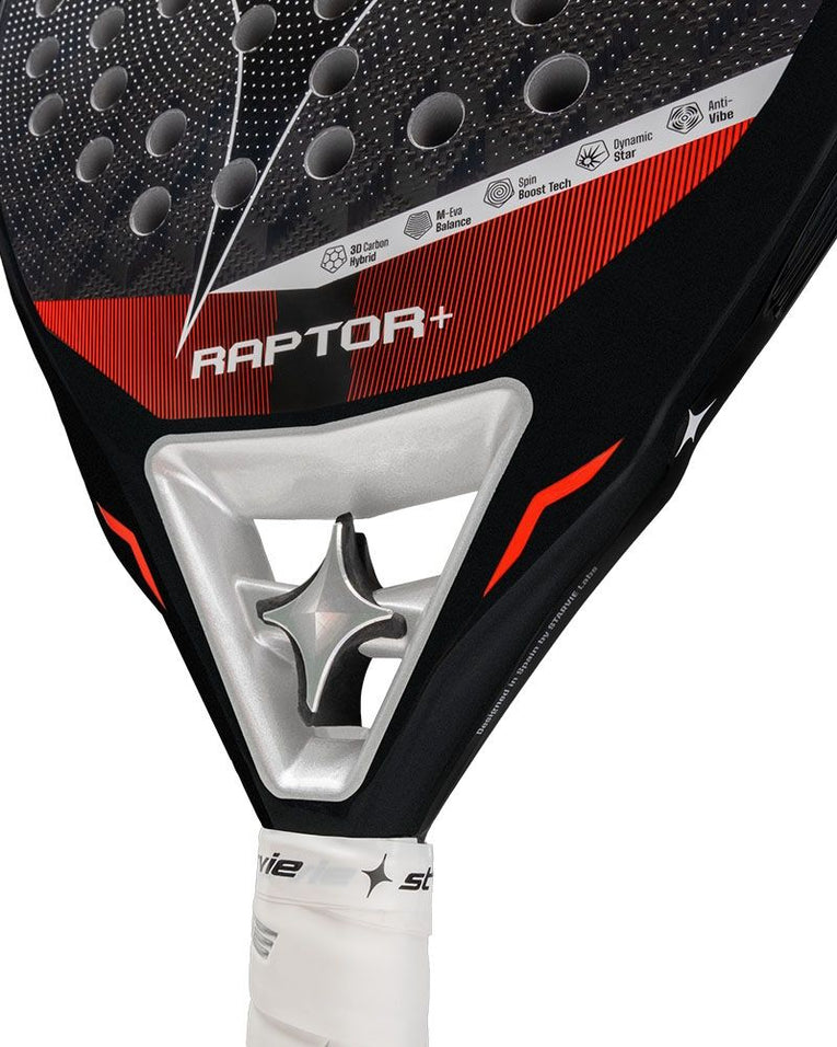 StarVie Raptor+ 2026 detail brugconstructie padelracket