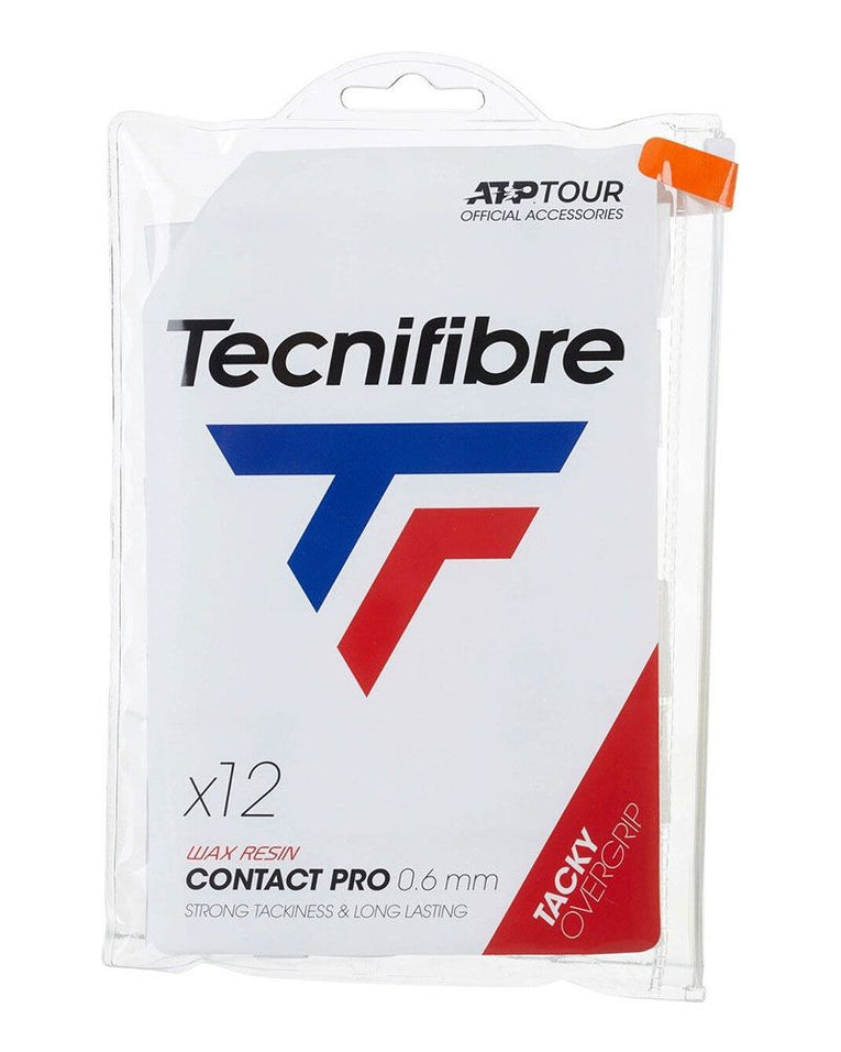 Tecnifibre Players Pro Feel Overgrips 12-Pack met Hydrocell-technologie voor optimale grip en vochtabsorptie tijdens het padellen