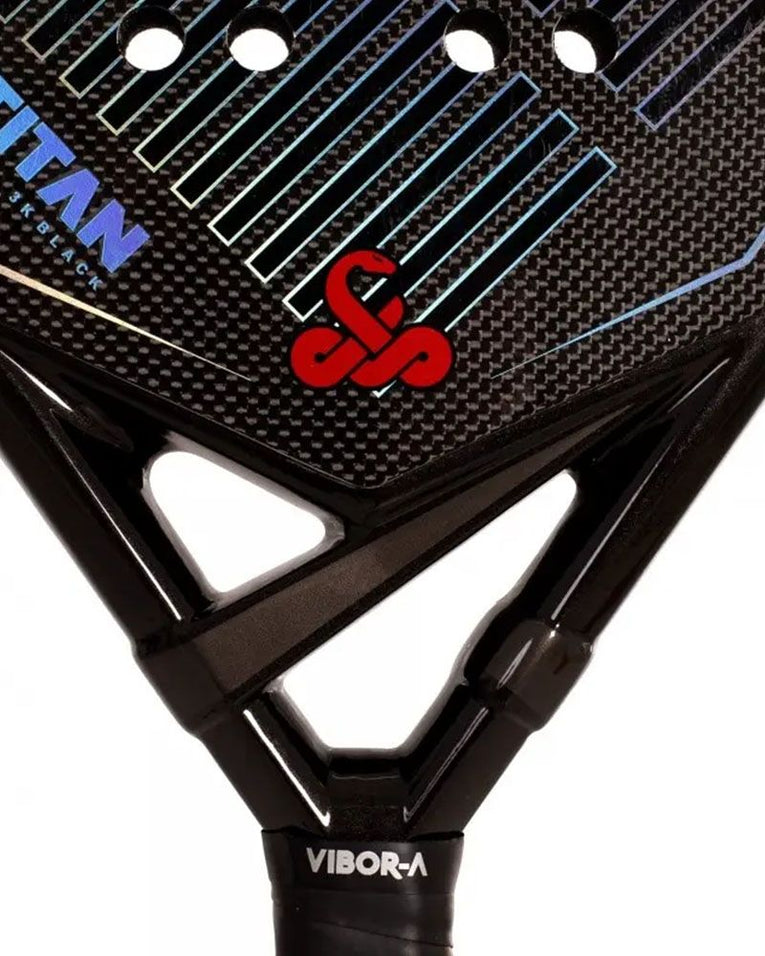 Vibor-A Titan 3K Black detail brugconstructie padelracket