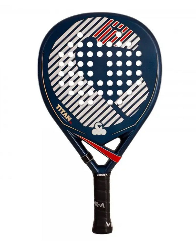 Vibor-A Titan Junior Classic Blue front junior padelracket