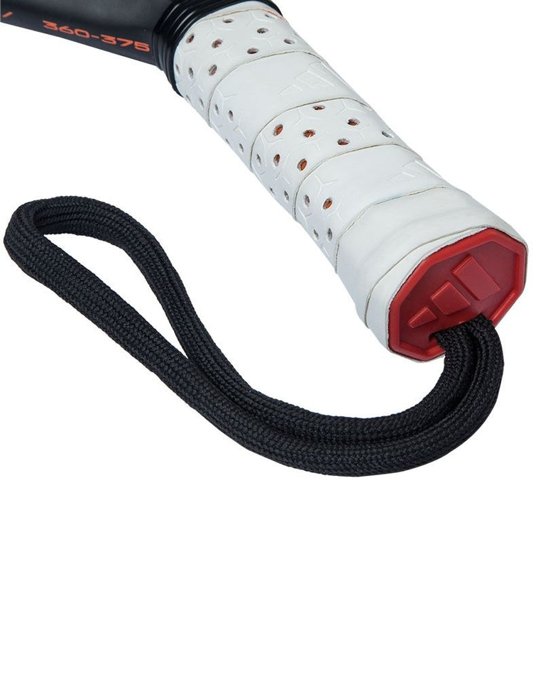 Detail van de handgreep en polsband van het Adidas Cross IT 3.4 2025 padelracket