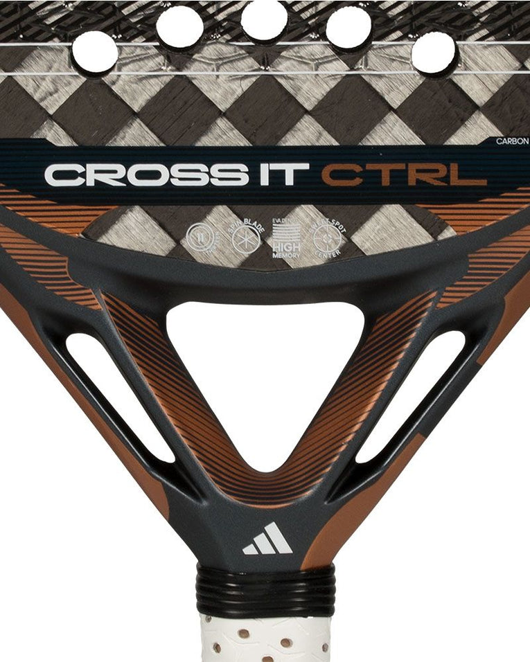 Adidas Cross It CTRL 2026 detail brugconstructie padelracket