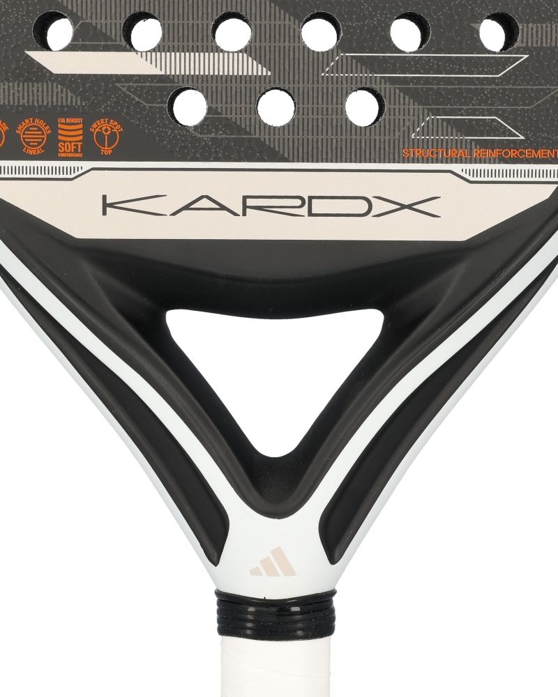 Adidas Kardex Attl Glass Fiber Black detail brugconstructie padelracket