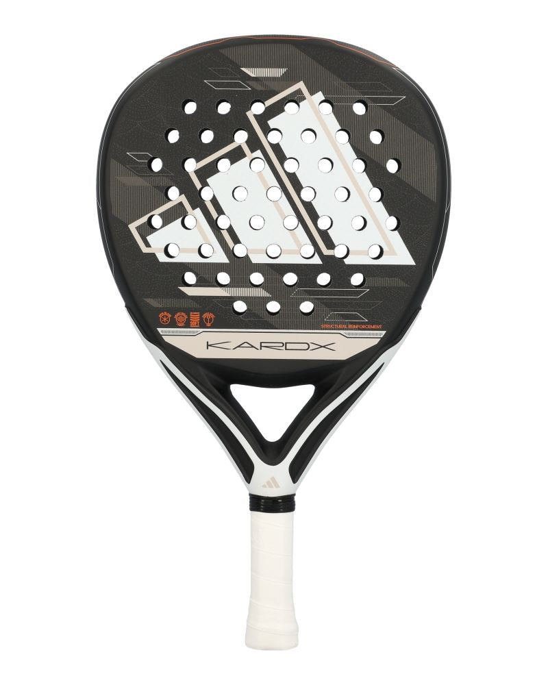 Adidas Kardex Attl Glass Fiber Black front padelracket