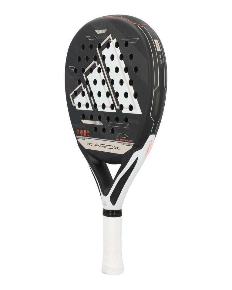 Adidas Kardex Attl Glass Fiber Black schuin vooraanzicht rechts padelracket