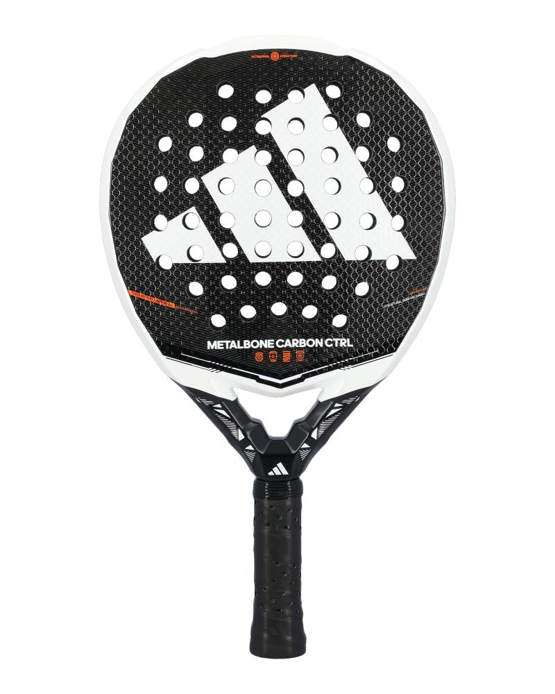 Adidas Metalbone Carbon CTRL 2026 padelracket met 6K carbon en ronde vorm voor maximale controle
