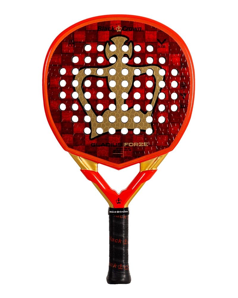 Black Crown Gladius Forze frontaanzicht padelracket