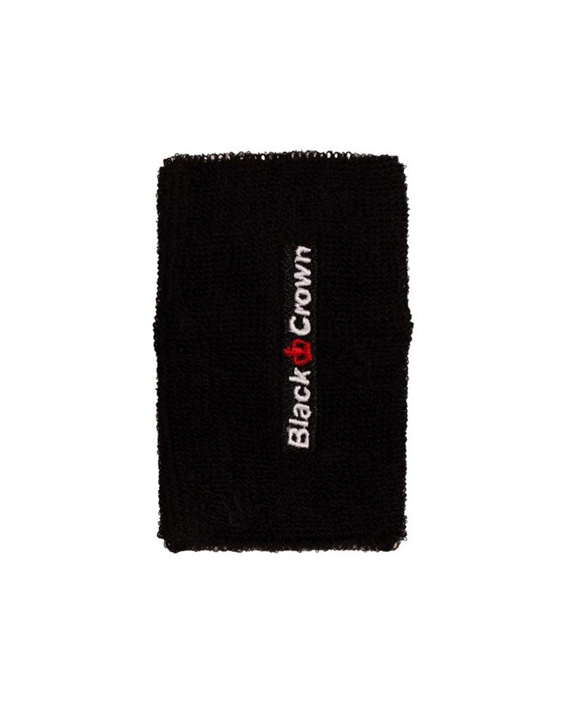 Black Crown Long zwarte polsband 2-pack voor padel en tennis