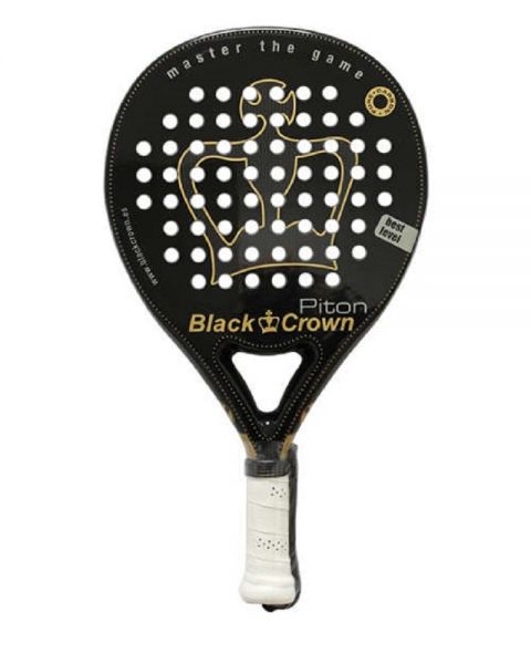Black Crown Piton padelracket vooraanzicht
