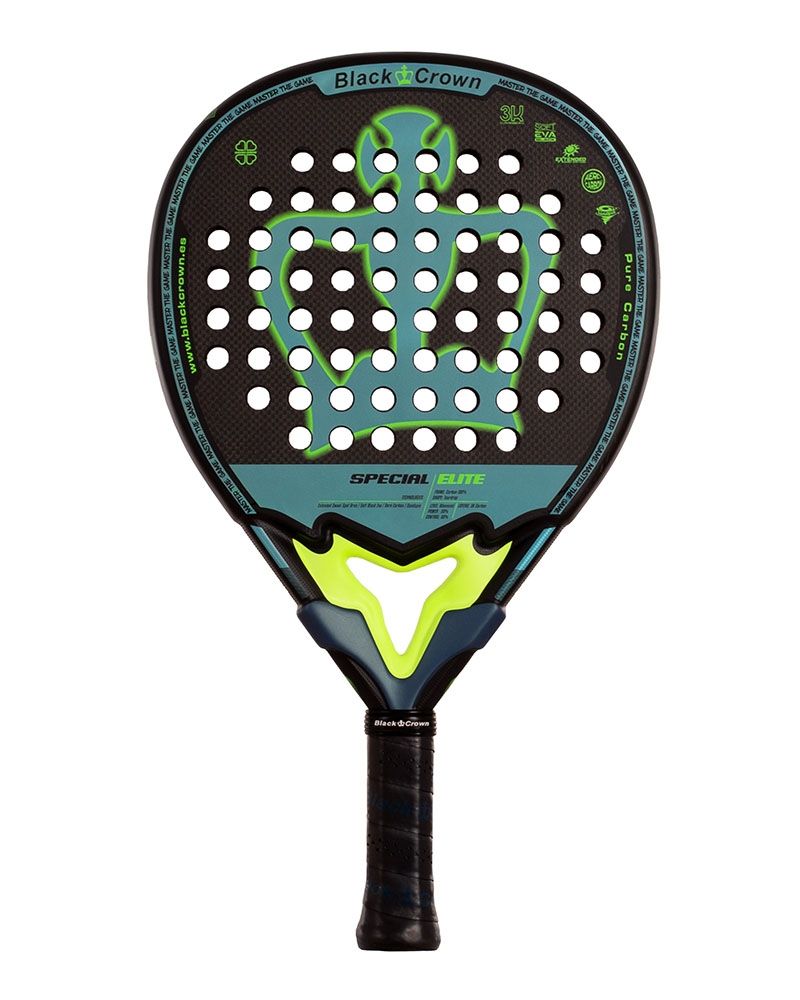 Black Crown Special Elite front padelracket