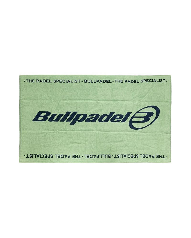 Bullpadel BPTOWEL26 150x90 acid green handdoek volledig uitgeklapt