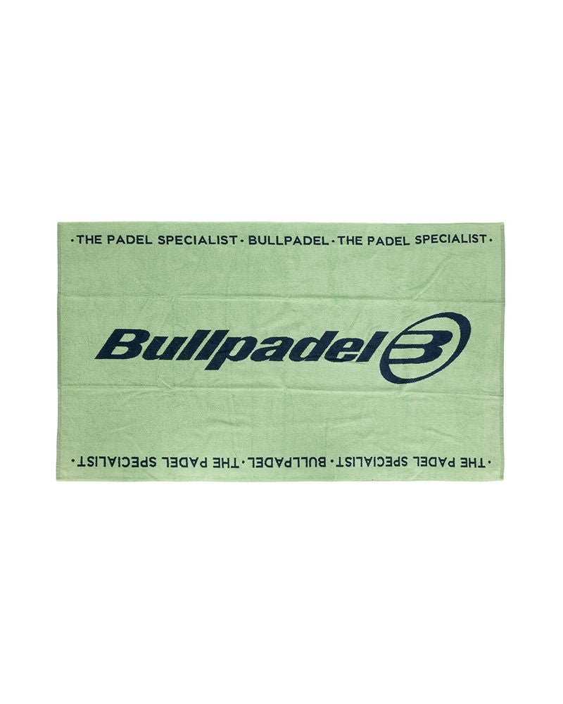 Bullpadel BPTOWEL26 150x90 acid green handdoek volledig uitgeklapt