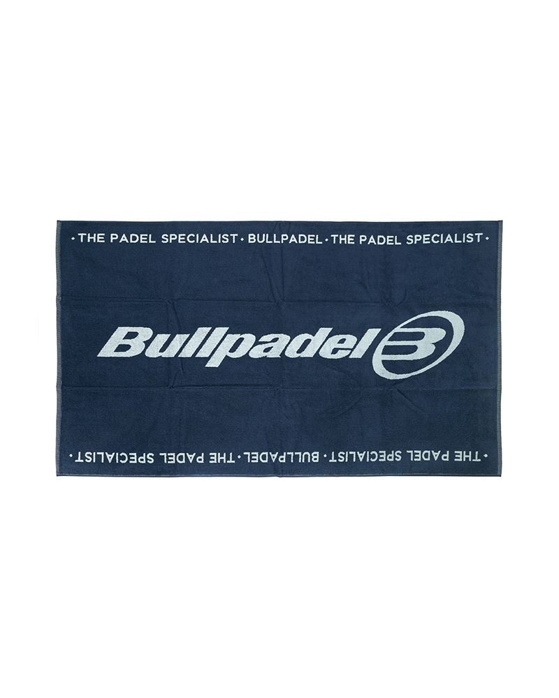 Bullpadel BPTOWEL26 150x90 navy blue handdoek volledig uitgeklapt