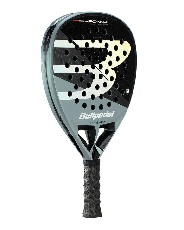 Bullpadel Hack 04 2026 schuin vooraanzicht padelracket