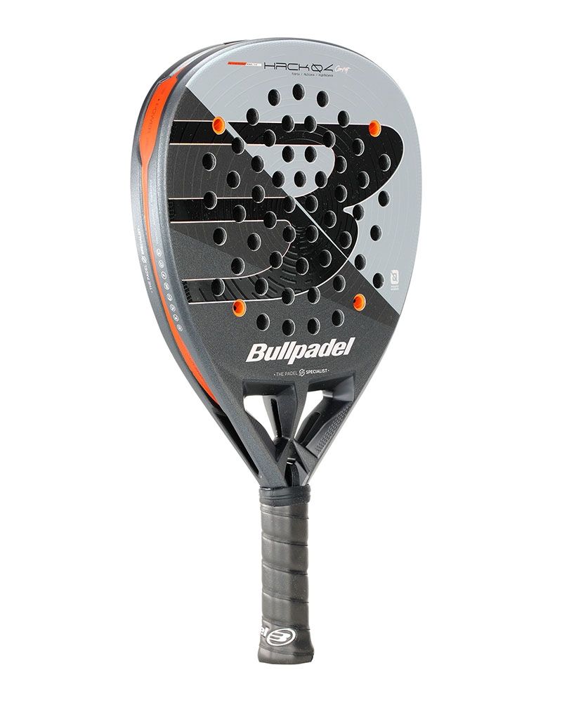 Bullpadel Hack 04 Comfort 2026 schuin vooraanzicht padelracket
