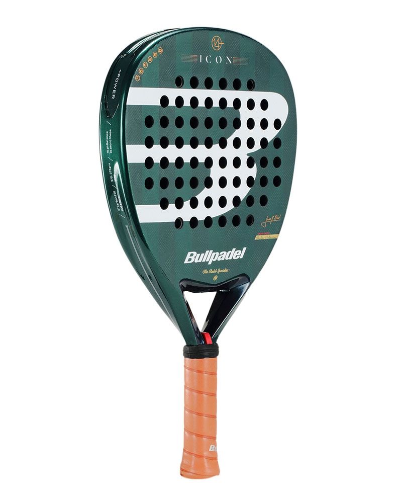 Bullpadel Icon 26 schuin vooraanzicht padelracket