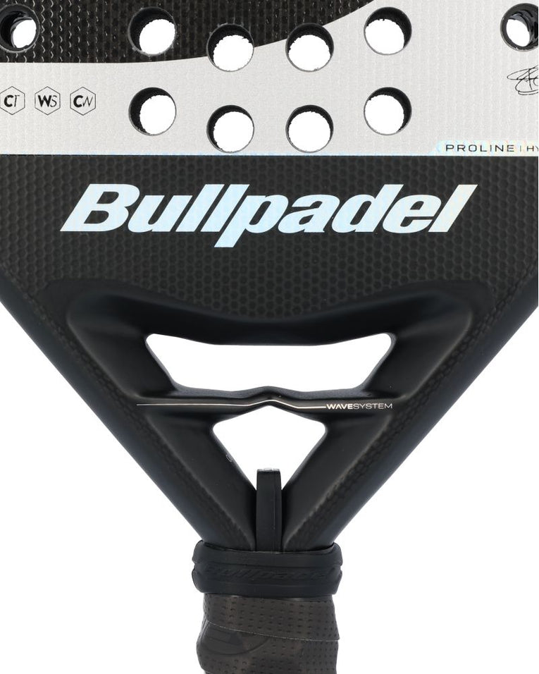 Bullpadel Neuron 25 padelracket detail van het Neuron hartstuk