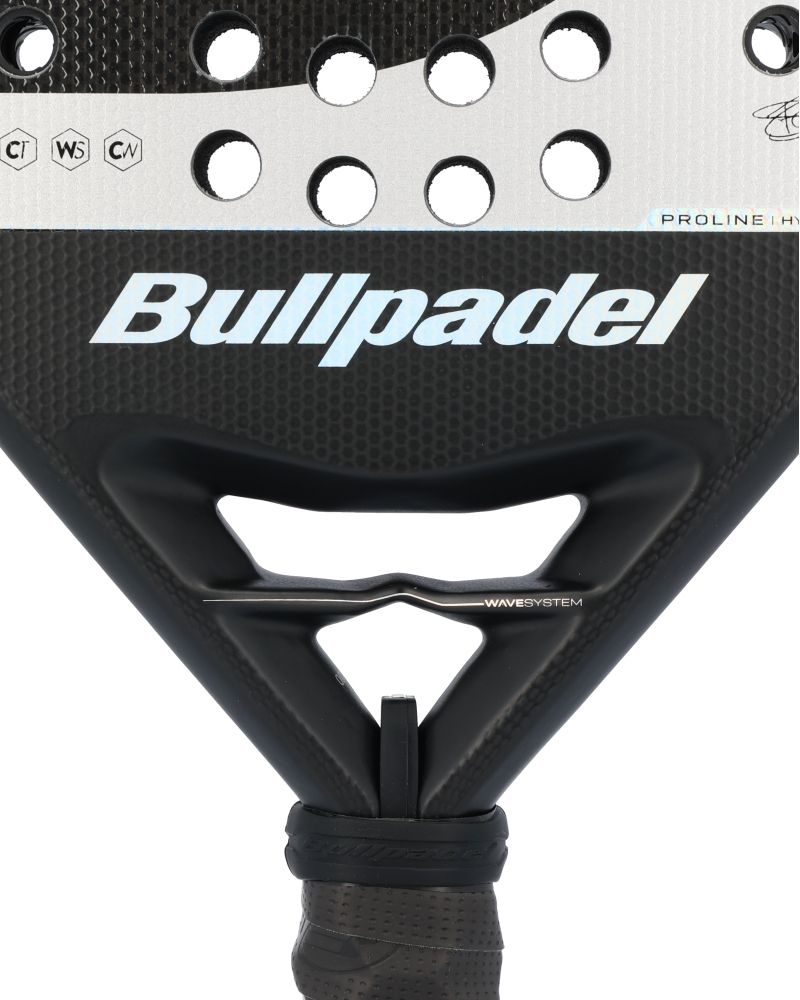 Bullpadel Neuron 25 padelracket detail van het Neuron hartstuk
