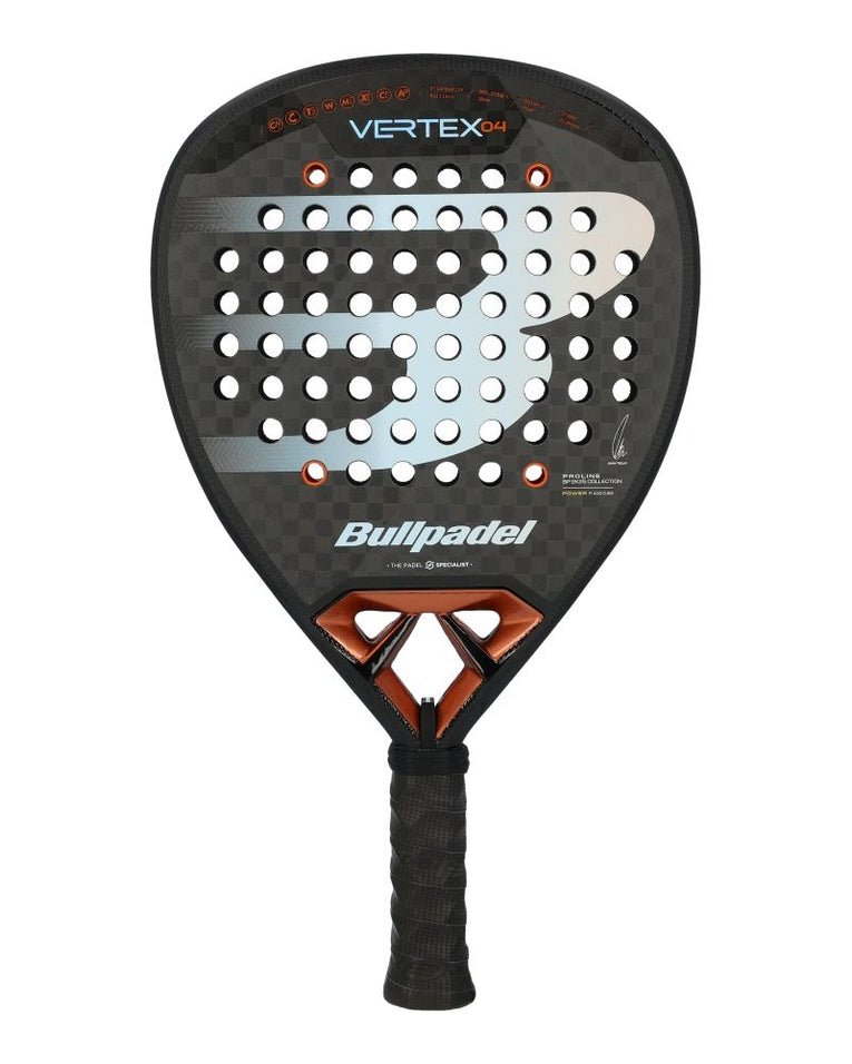 Bullpadel Vertex 04 25 padelracket vooraanzicht