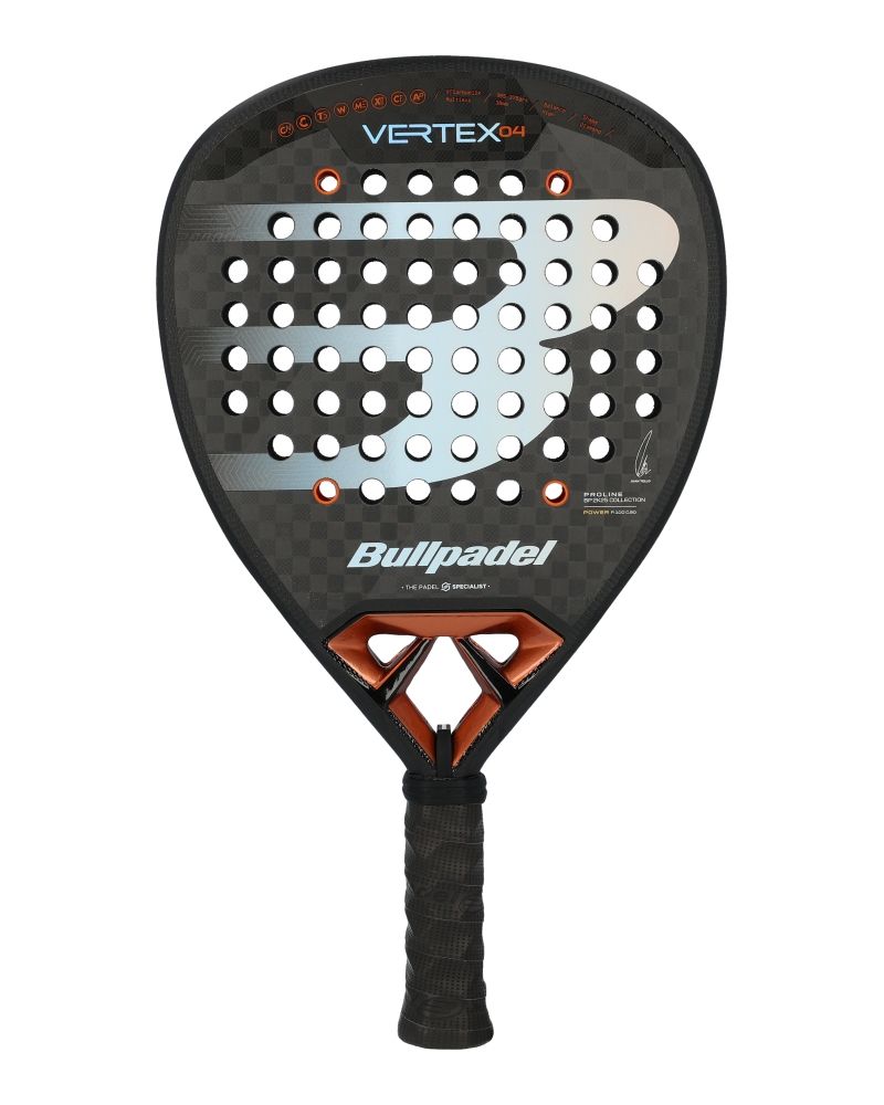 Bullpadel Vertex 04 25 padelracket vooraanzicht