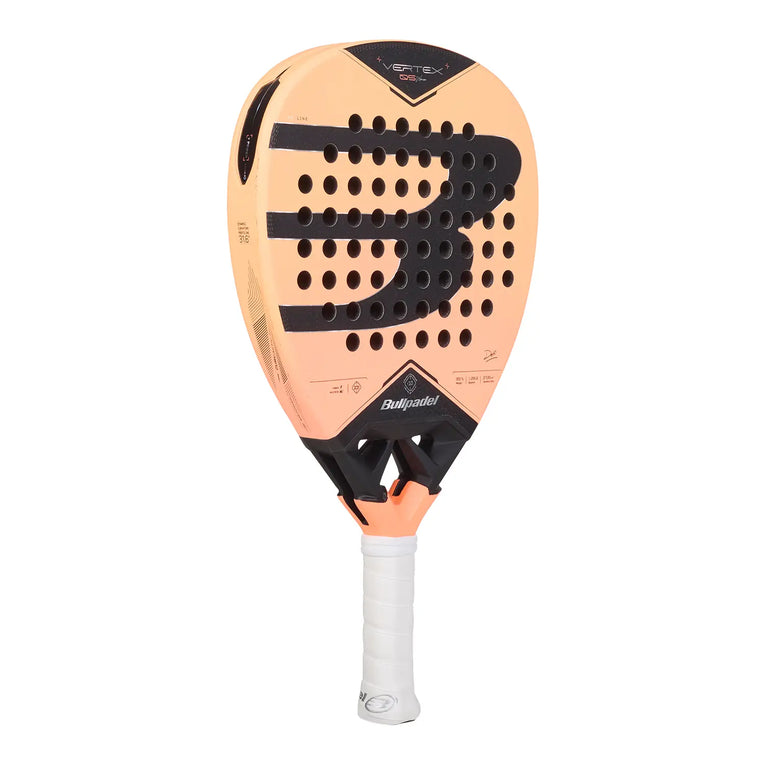 Bullpadel Vertex 05 27 Woman 2027 oranje padelracket schuin van voren