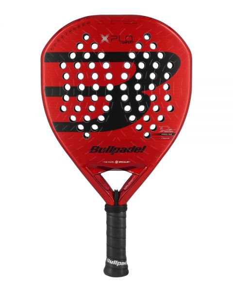 Bullpadel XPLO Comfort 25 padelracket vooraanzicht