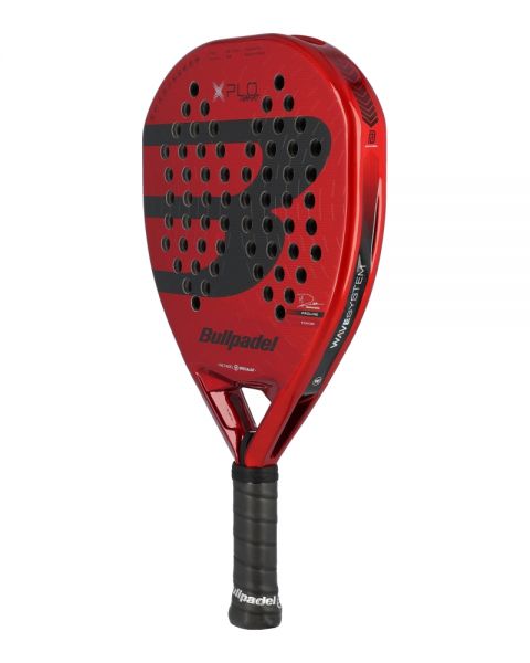 Zijaanzicht van de Bullpadel XPLO Comfort 25 met Wave System-technologie