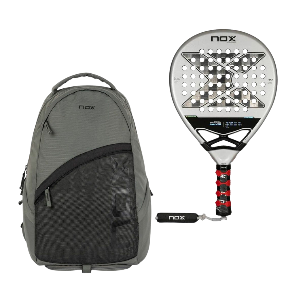 CombiDeal Nox AT10 Genius 18K Luxury GEN 2024 + Nox Street Padelrugzak — Pro (−15%)