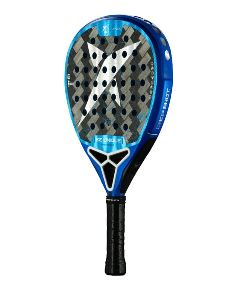 Drop Shot Axion Attack 1.0 2025 padelracket schuin rechts voor controle en kracht