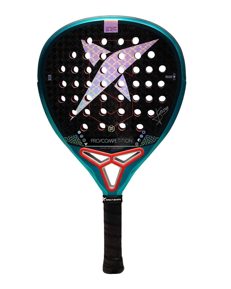 Drop Shot Axion Attack Soft 2026 padelracket voorkant