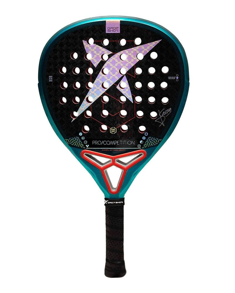 Drop Shot Axion Attack Soft 2026 padelracket voorkant